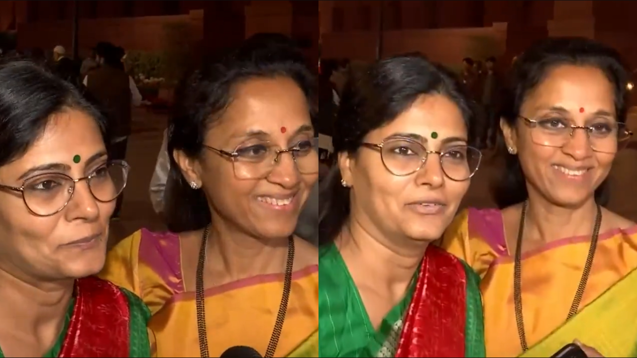 Watch: 'Good Friends' Supriya Sule, Anupriya Patel Say 'Rajneeti Ek Taraf Aur...'