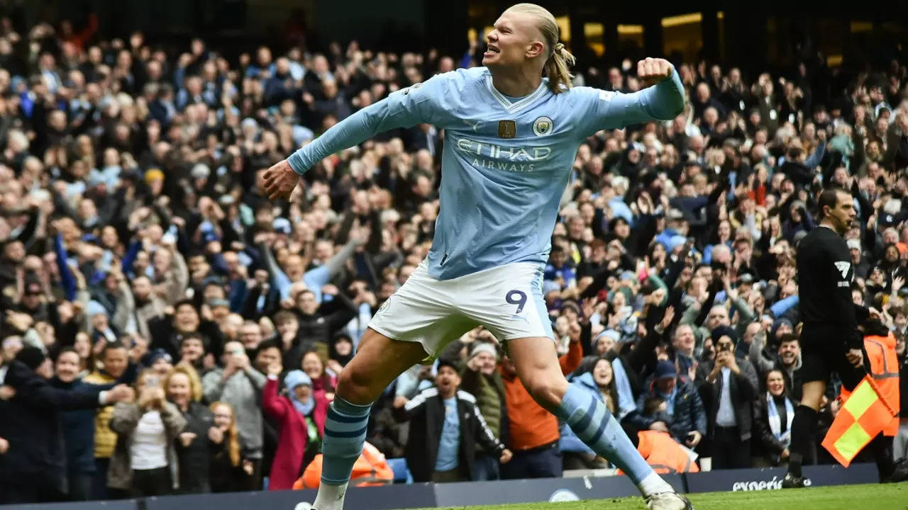 Premier League: Erling Haaland Scores Brace On Return As Manchester City Decimate Everton