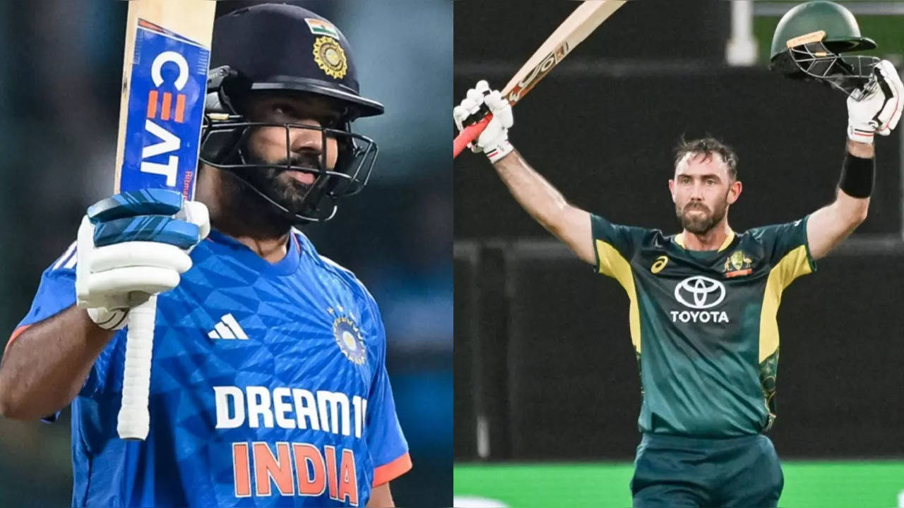 Glenn Maxwell equals Rohit Sharma's world record of scoring 5 centuries in T20Is