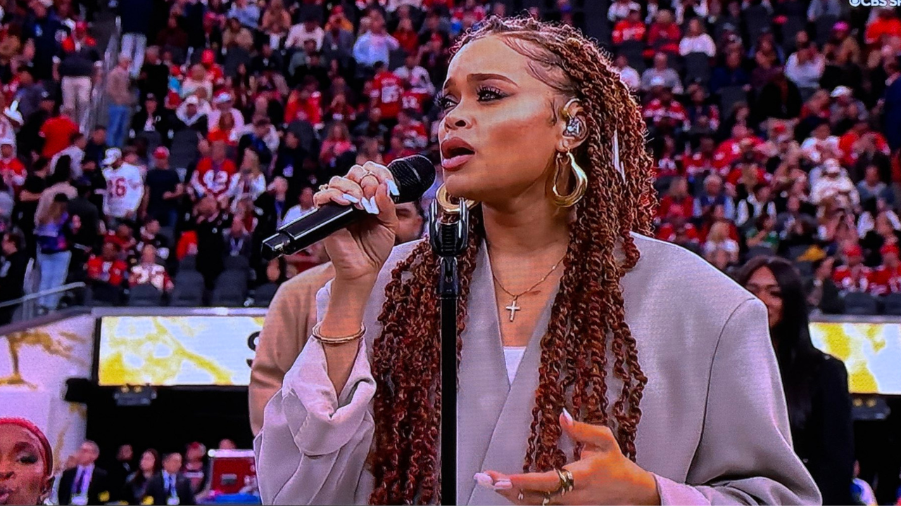 Andra Day Super Bowl Andra Day Performs 'Lift Every Voice And Sing