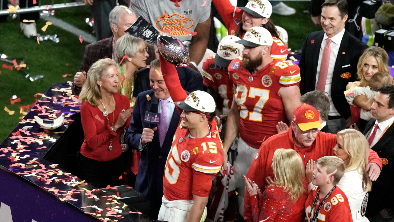 Patrick Mahomes and Kansas City Chiefs win the Super Bowl