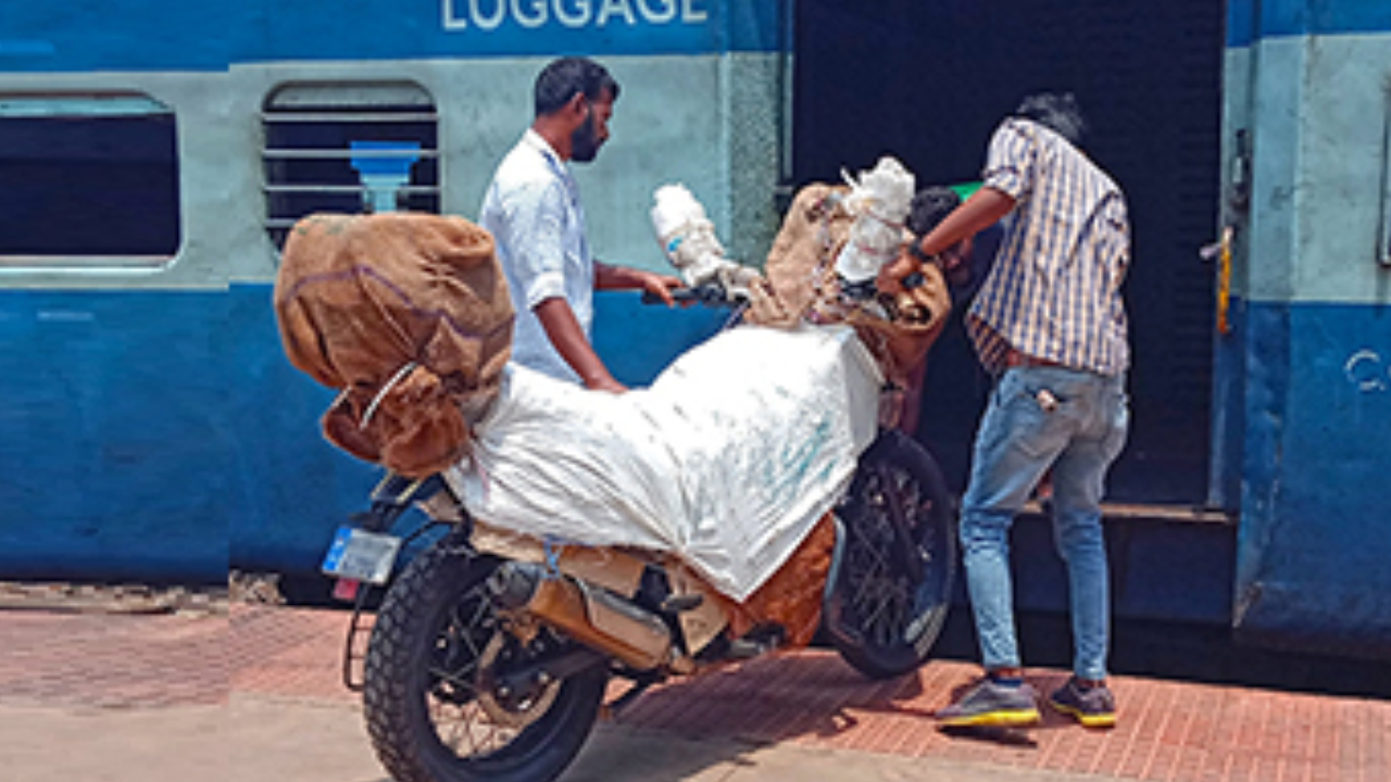 Bike in Train 