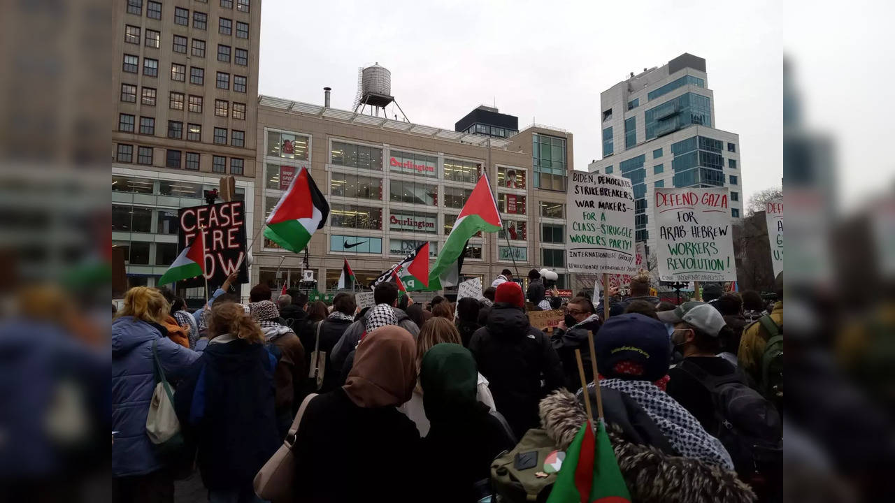 Huge Protest at Union Square.