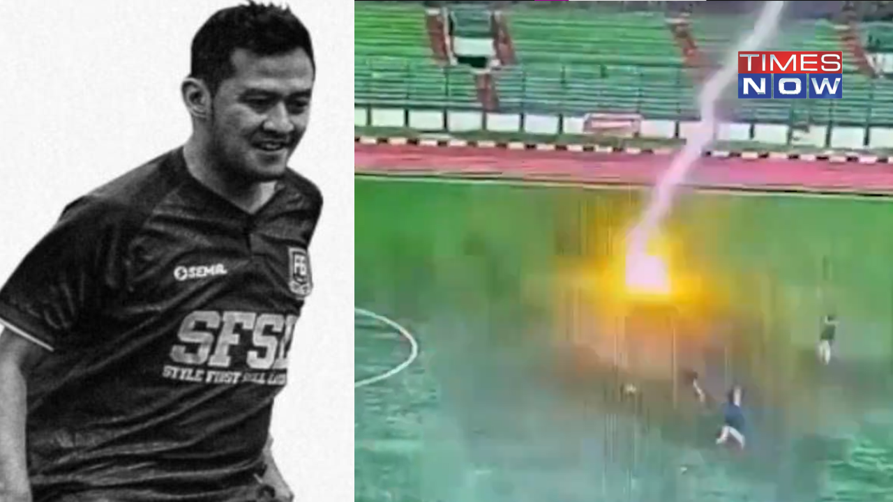 Footballer Struck By Lightning: Indonesian Footballer Dies After Being  Struck By Lightning, Video Of Incident Goes Viral | World News, Times Now