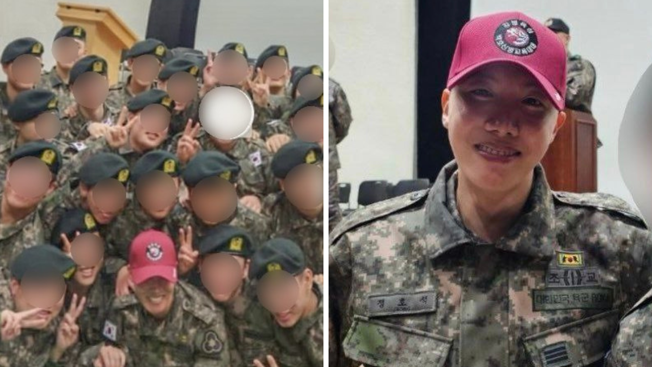 BTS' J-Hope Flashes Million Dollar Smile As He Poses With Trainees At Military Graduation Ceremony