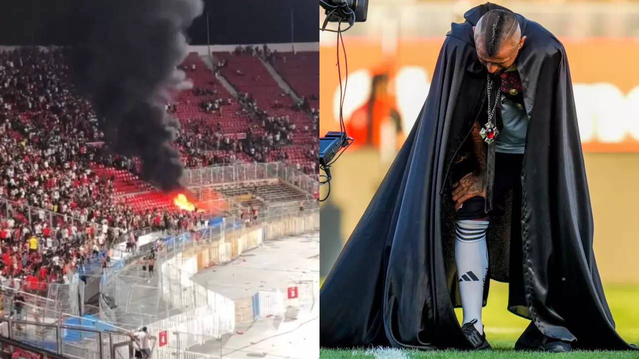 Fire breaks out at Chile National Stadium