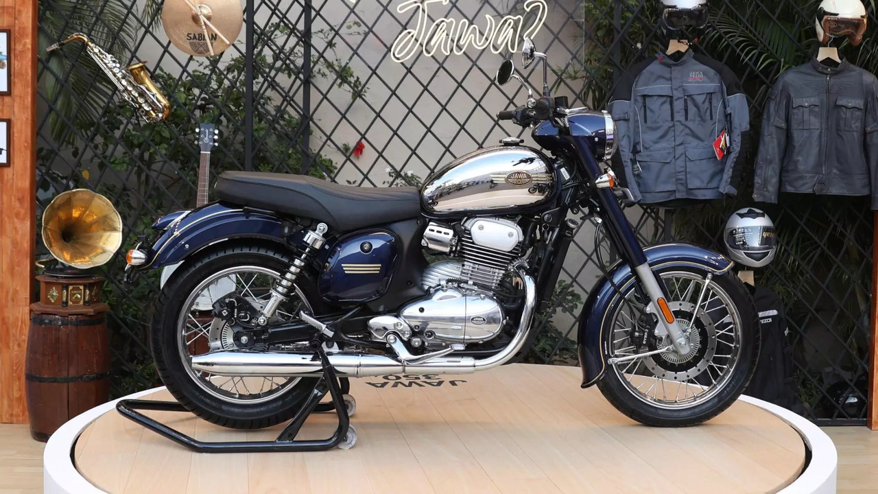 Jawa 350 Blue Times Drive