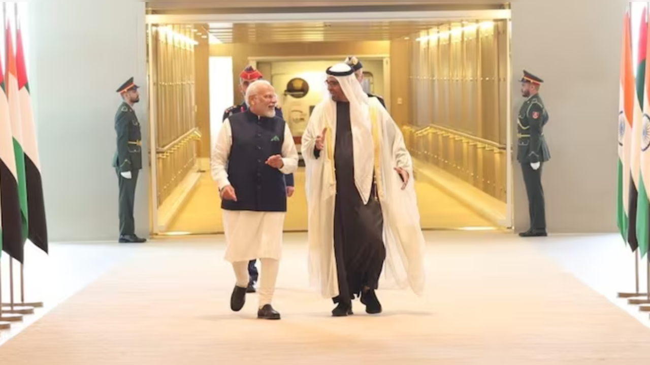 Prime Minister Narendra Modi, UAE President Mohammed bin Zayed Al Nahyan