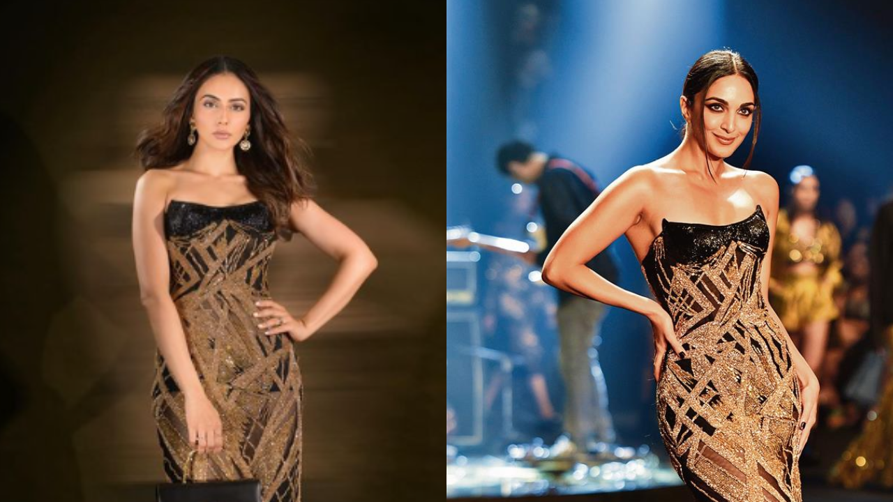 Rakul Preet Singh Vs Kiara Advani: Who Wore The Golden Gown Better?