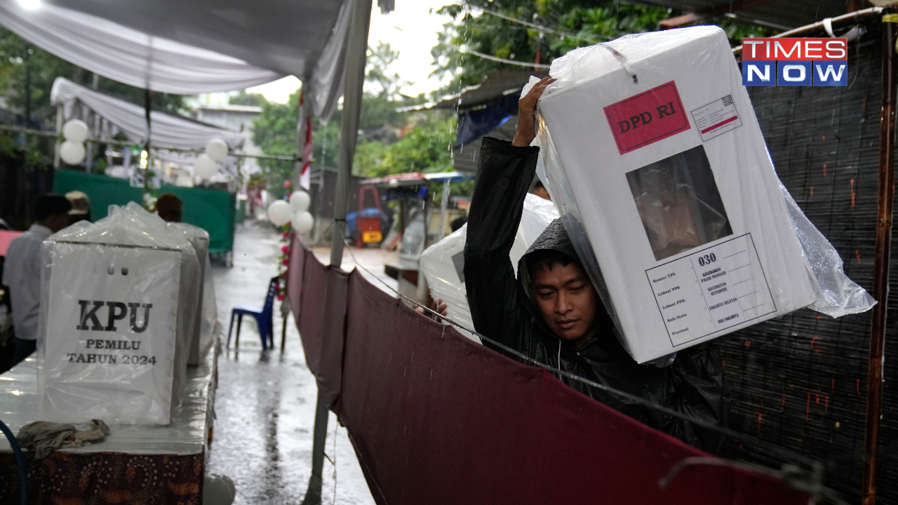 Indonesia Set To Vote Today Amid Heavy Rain, Prabowo Subianto Emerges As Frontrunner For President