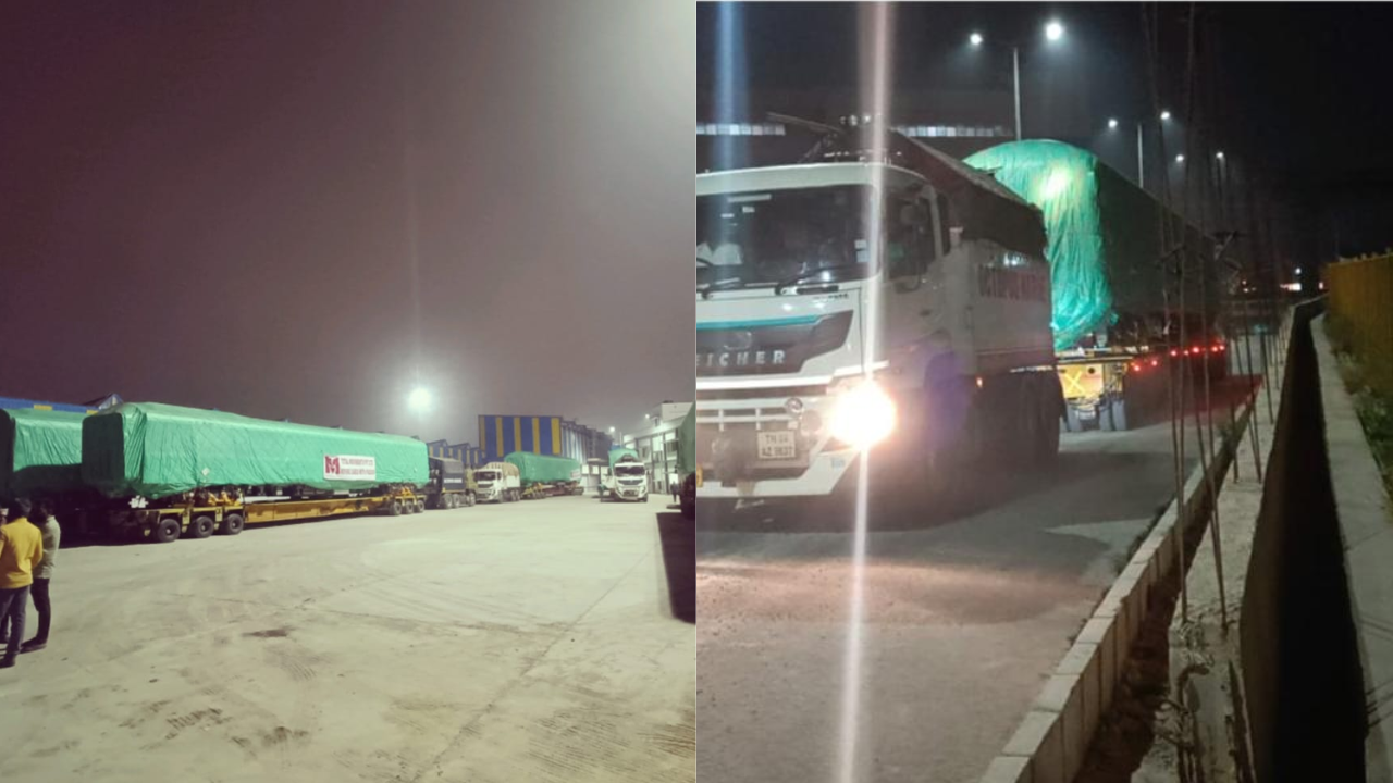 The coaches were shipped from shanghai to Chennai port and were brought by road to Bengaluru.