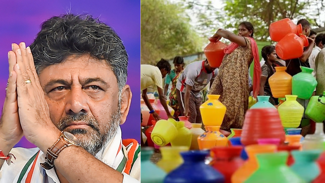 bengaluru water crisis dk shivakumar