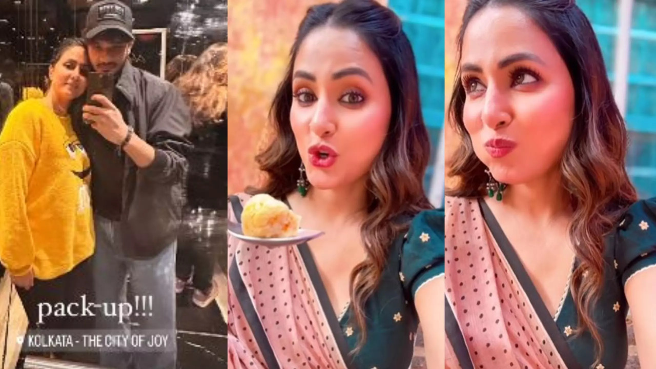 Hina Khan Relishes On ‘Gorom Gorom Raasogulla’; Munawar Faruqui Has The Funniest Reaction - Watch