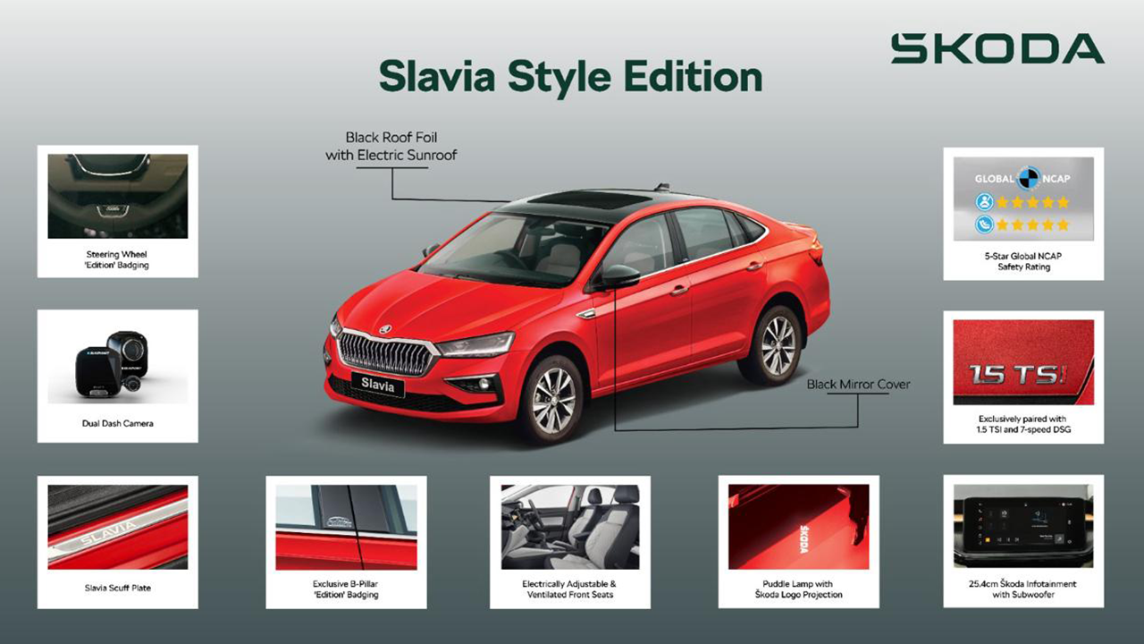 Skoda Launches the Slavia Style Edition