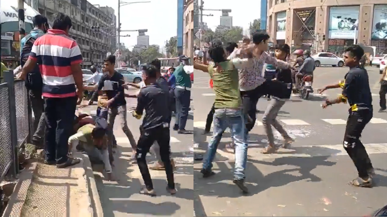 Fighting on Road 