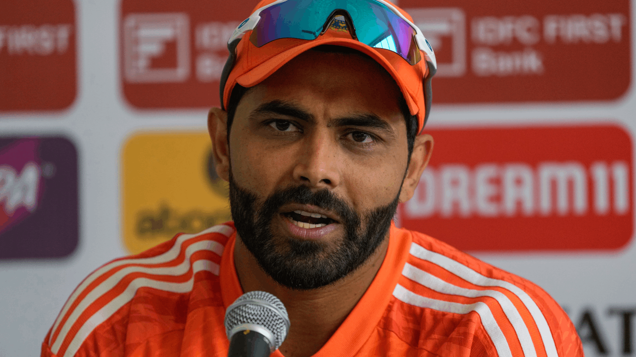 Ravindra Jadeja press conference AP