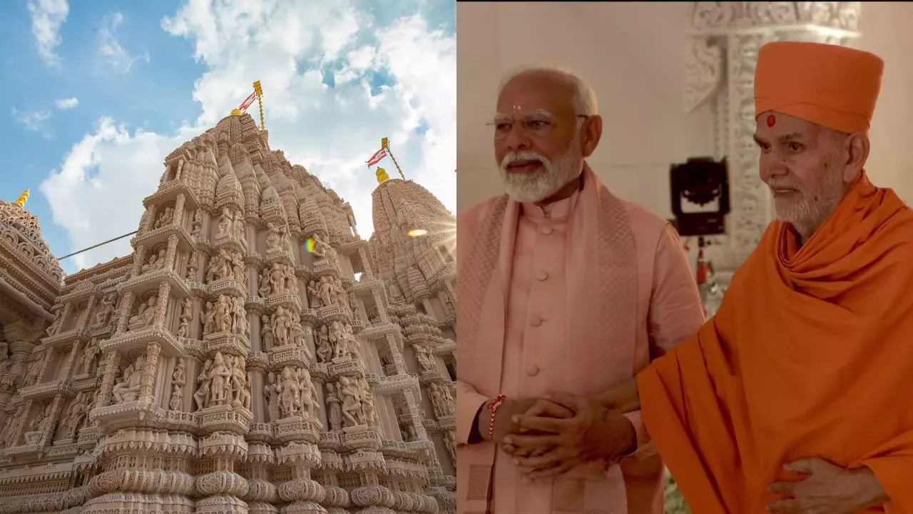 PM Modi inaugurates BAPS Mandir in Abu Dhabi