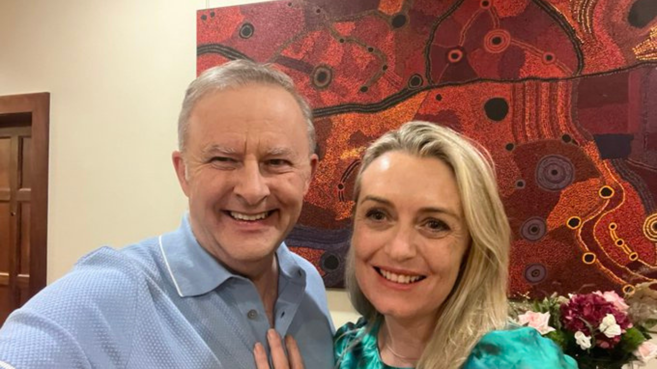 Australia PM Anthony Albanese And Jodie Haydon