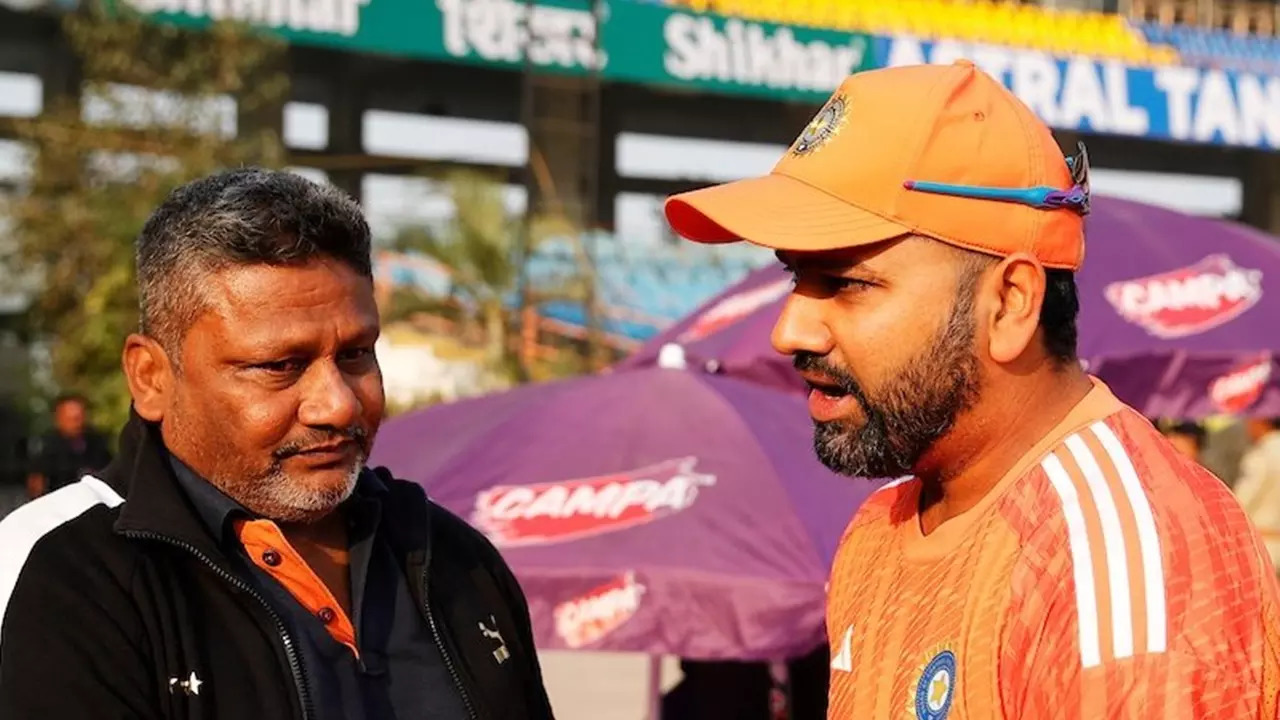 Rohit Sharma Hugs & Consoles Sarfaraz Khan's Father After Son Bags Maiden India Test Cap