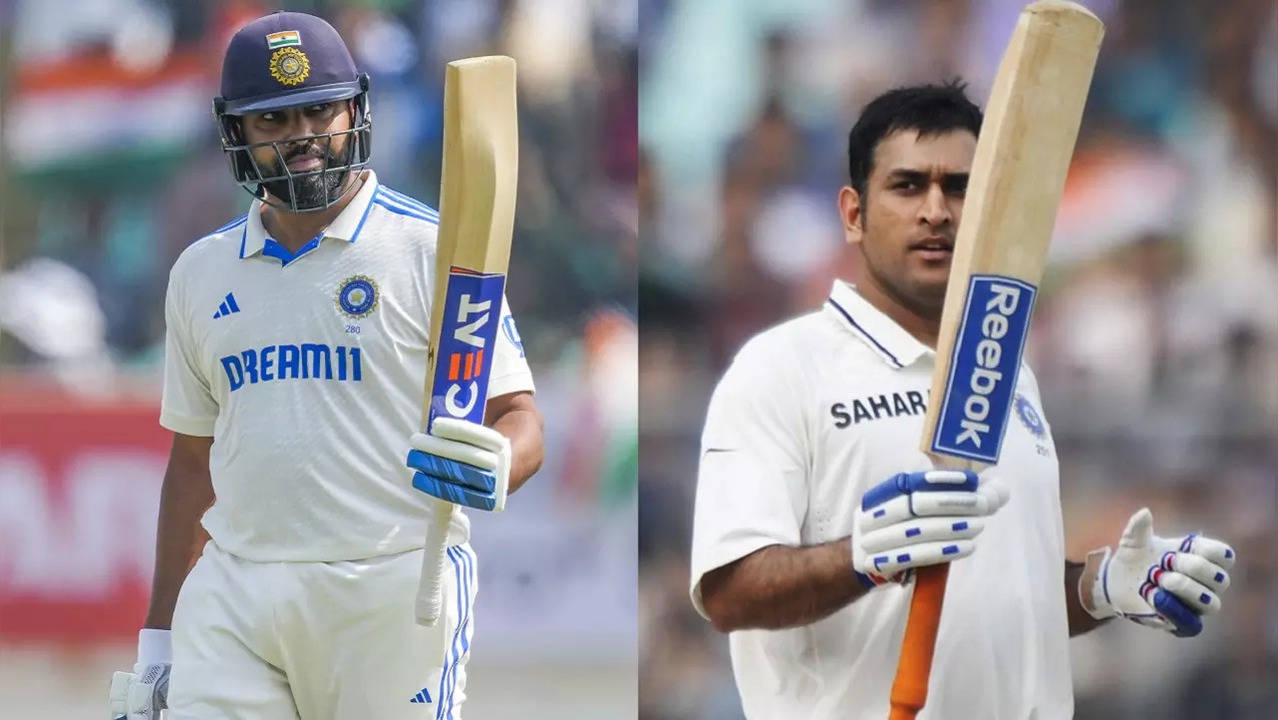 Rohit Sharma breaks MS Dhoni's record of hitting 78 sixes in Test matches