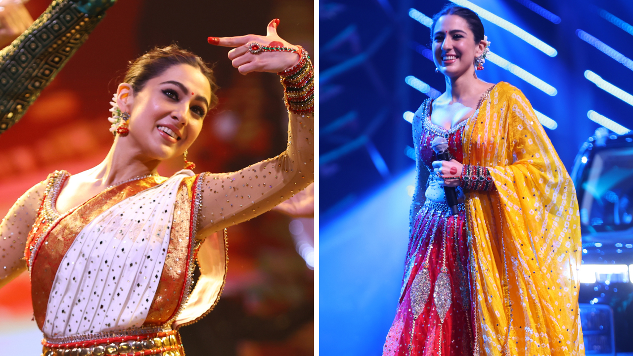 Sara Ali Khan performs at the Filmfare Awards 2024