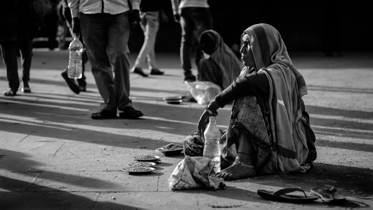 Woman Begging