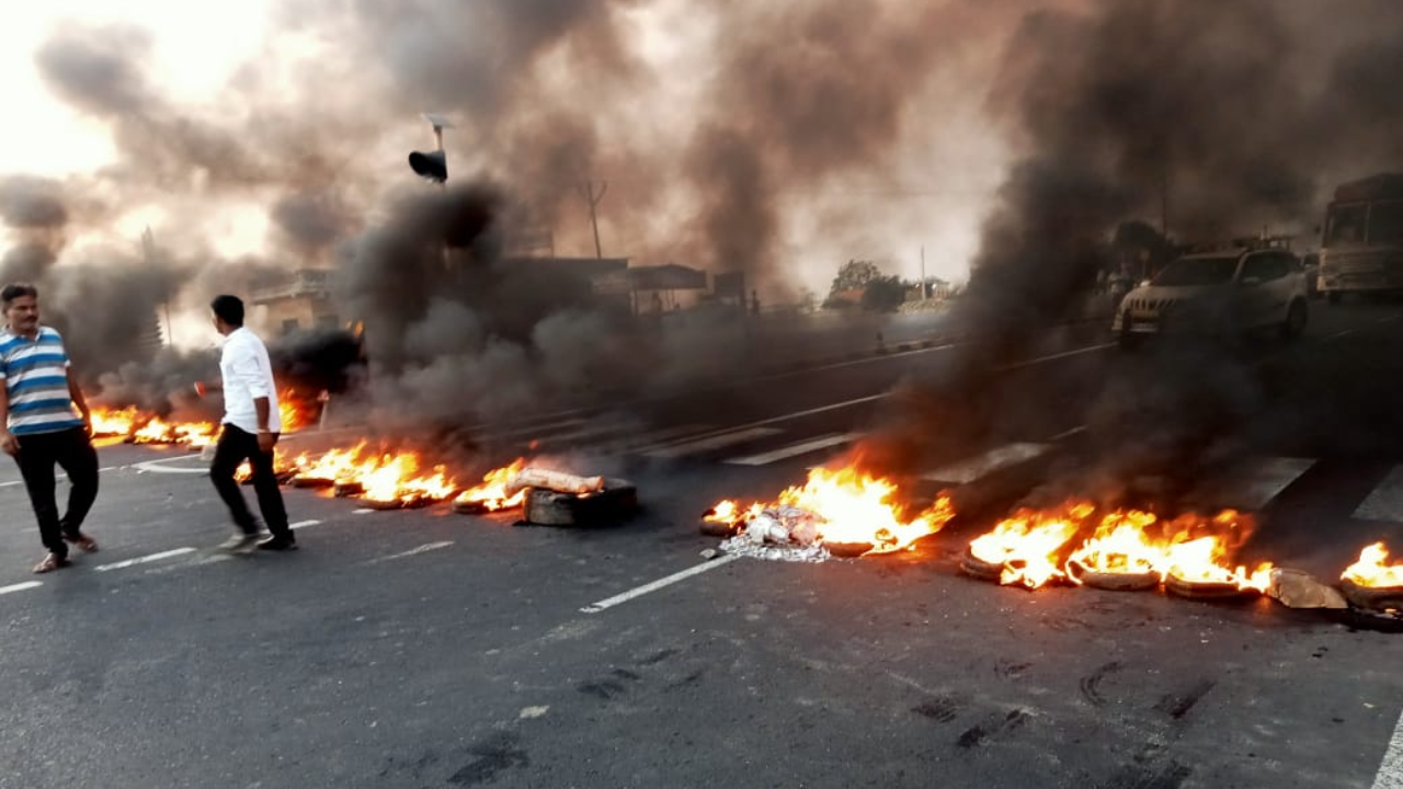 Pro-Maratha Qouta Protesters