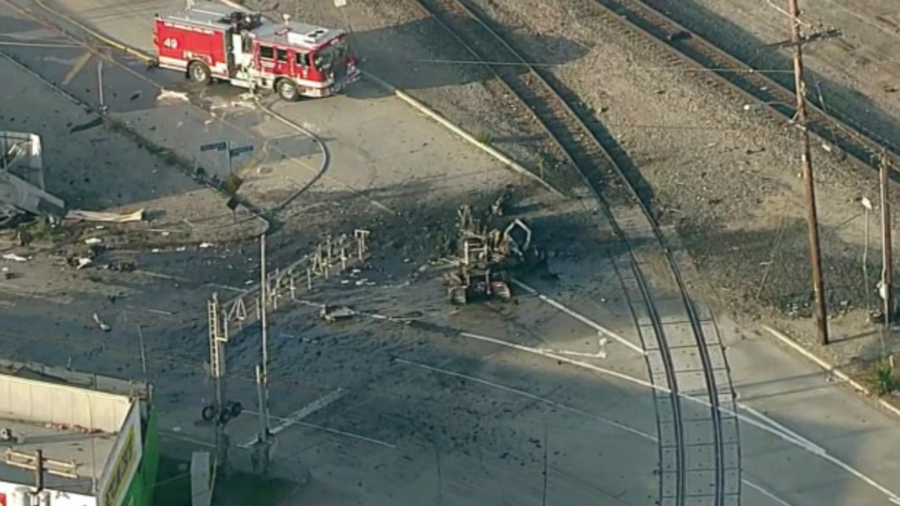 Truck explosion in Los Angeles on Thursday