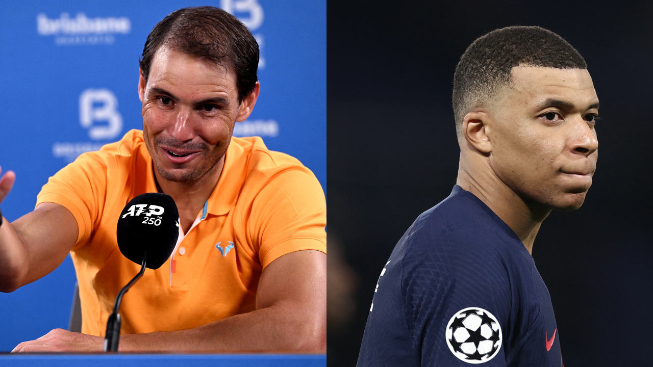 Rafael Nadal and Kylian Mbappe