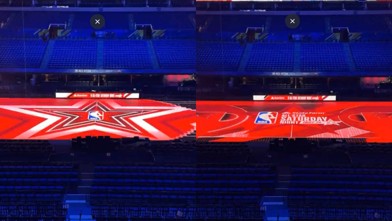 NBA's New LED Courts