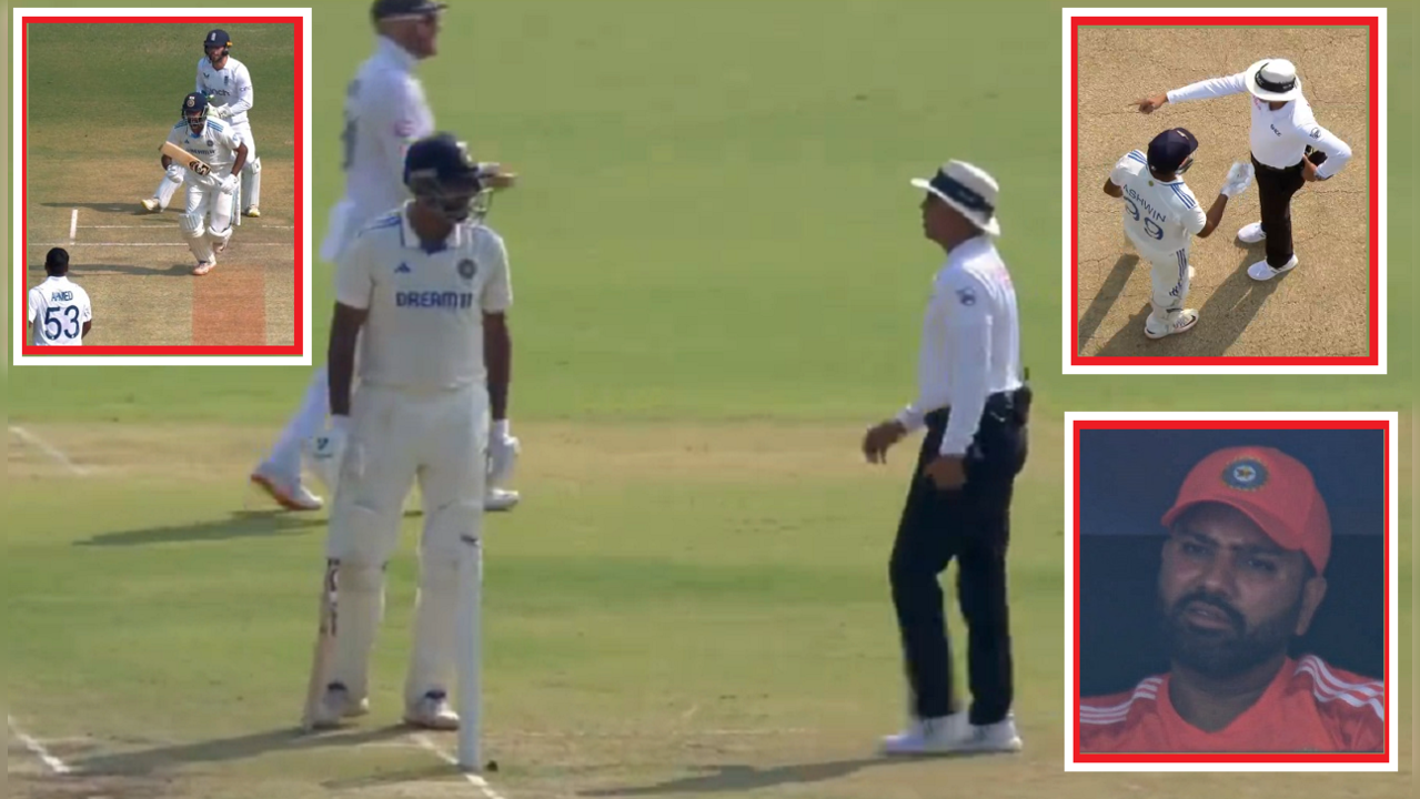 R Ashwin argues with umpire Joel Wilson after he slaps India with five-run penalty in third Test