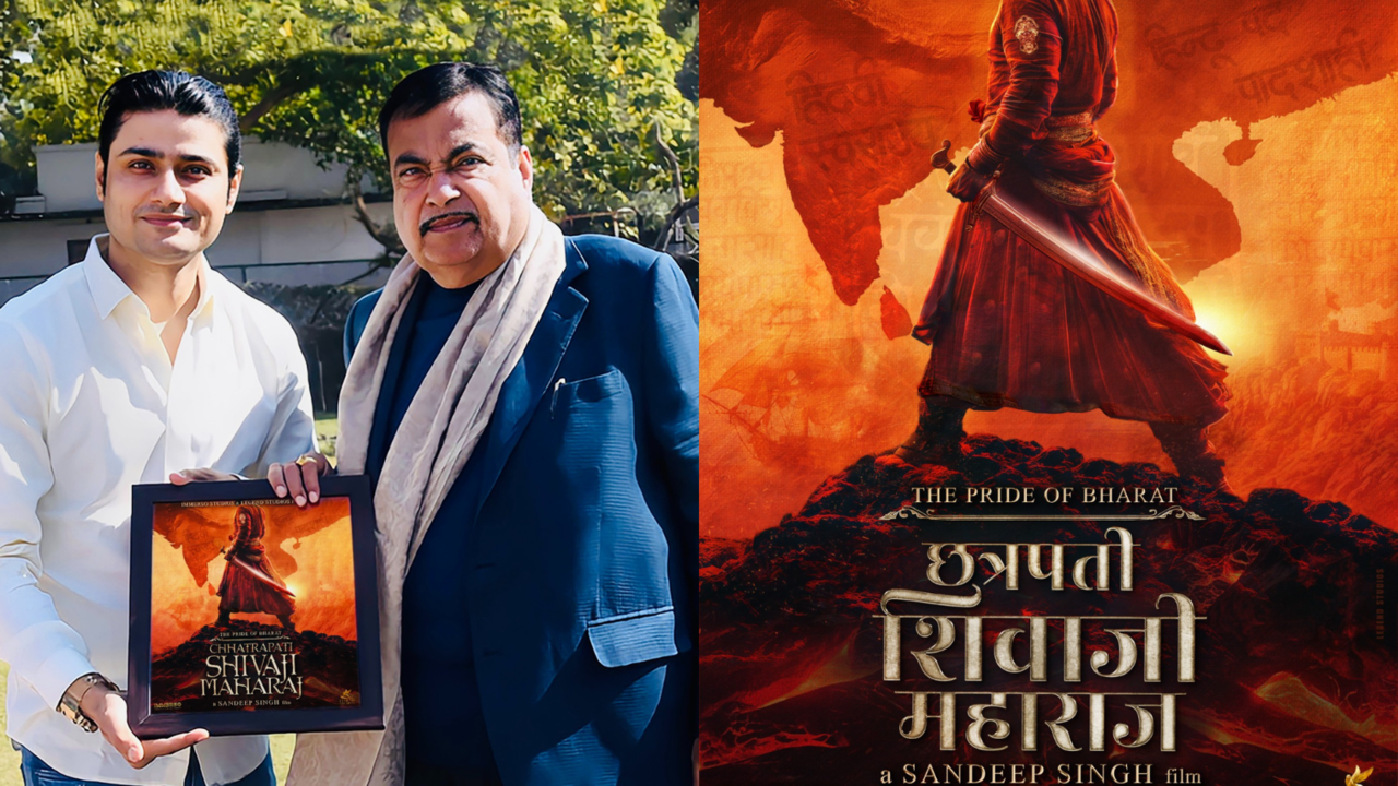 Chhatrapati Shivaji Maharaj: Union Minister Unveils Poster Of Maratha Warrior King Biopic