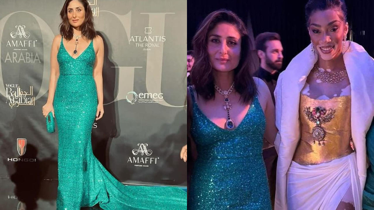 Kareena Kapoor Dazzles In A Stunning Sabyasachi Ensemble In Dubai