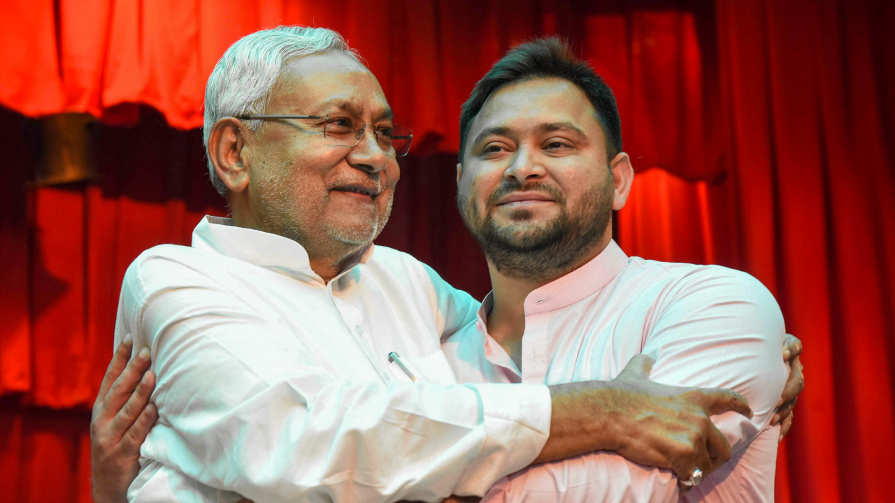 Nitish Kumar and Tejashwi Yadav