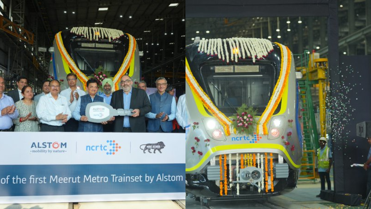 First look of Meerut Metro (Credits: Twitter/@officialncrtc)