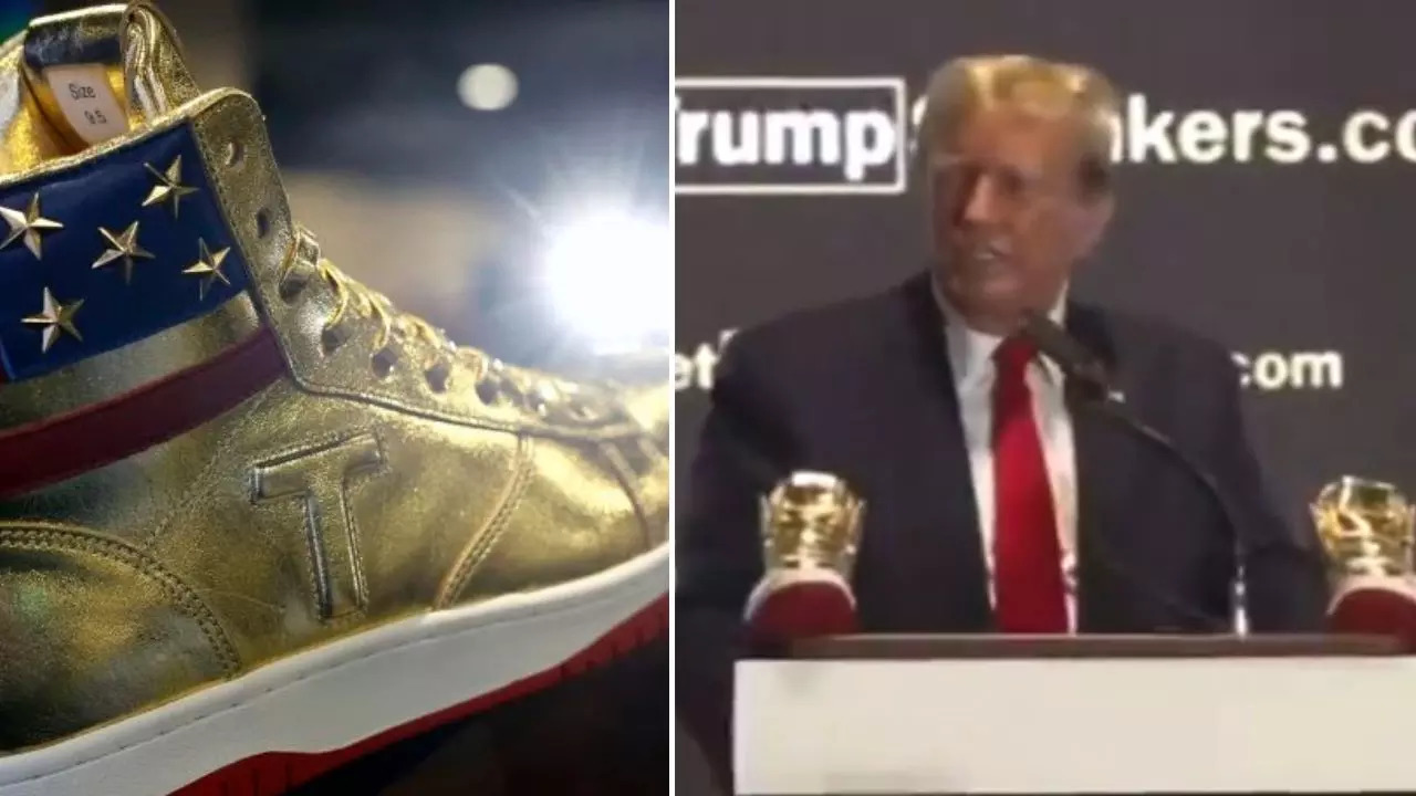 Trump Covering For 'Legal Cases' With Sneaker Money? Netizens React To Ex-President's Shoe Line