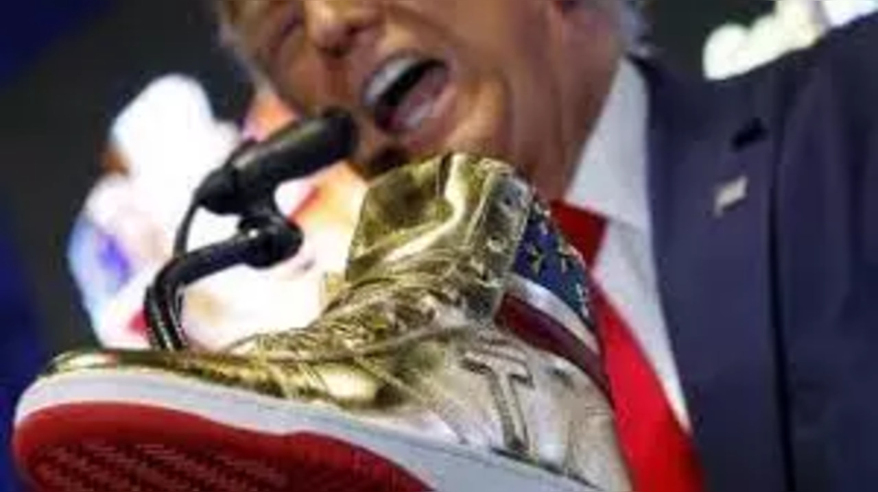 Trump's Golden Sneakers SOLD OUT