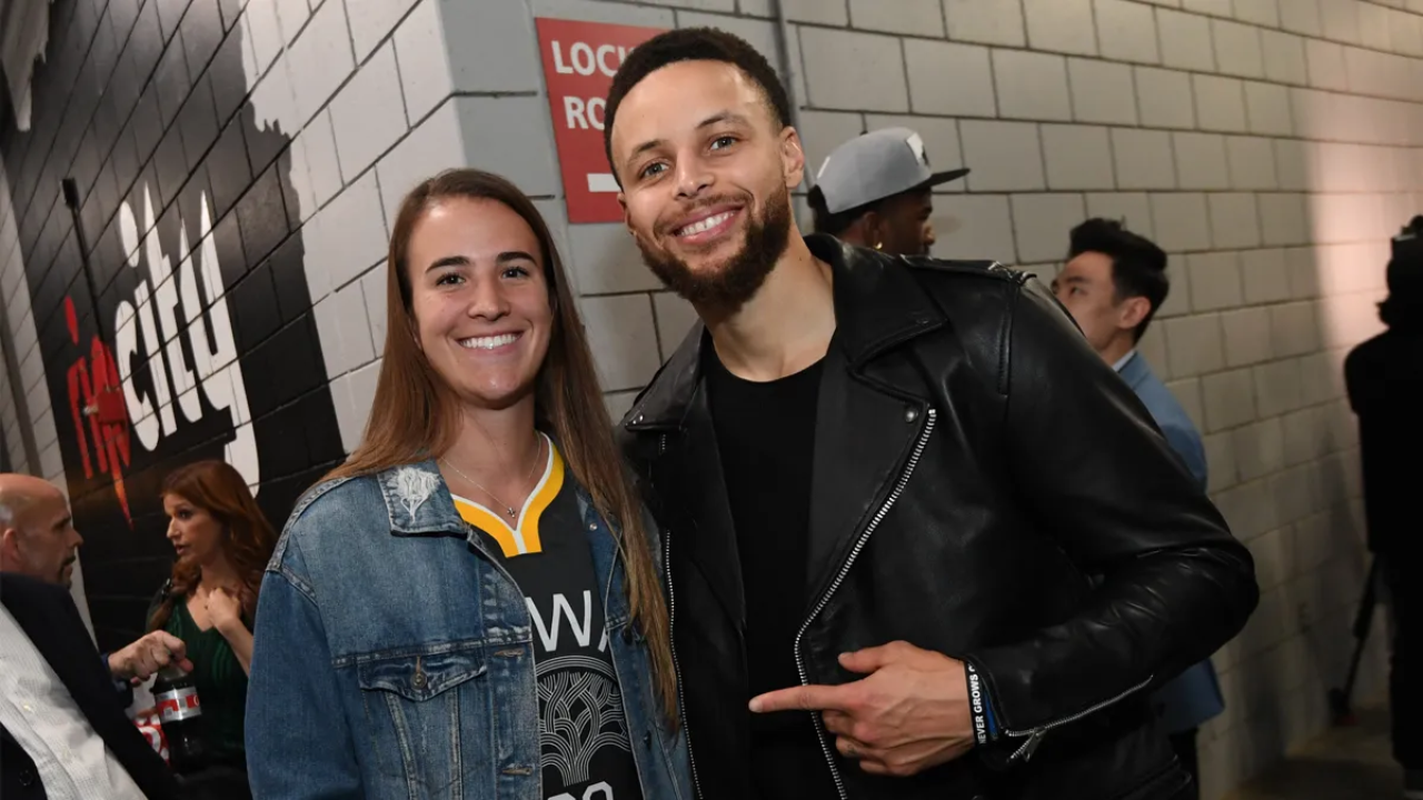 Steph Curry and Sabrina Ionescu