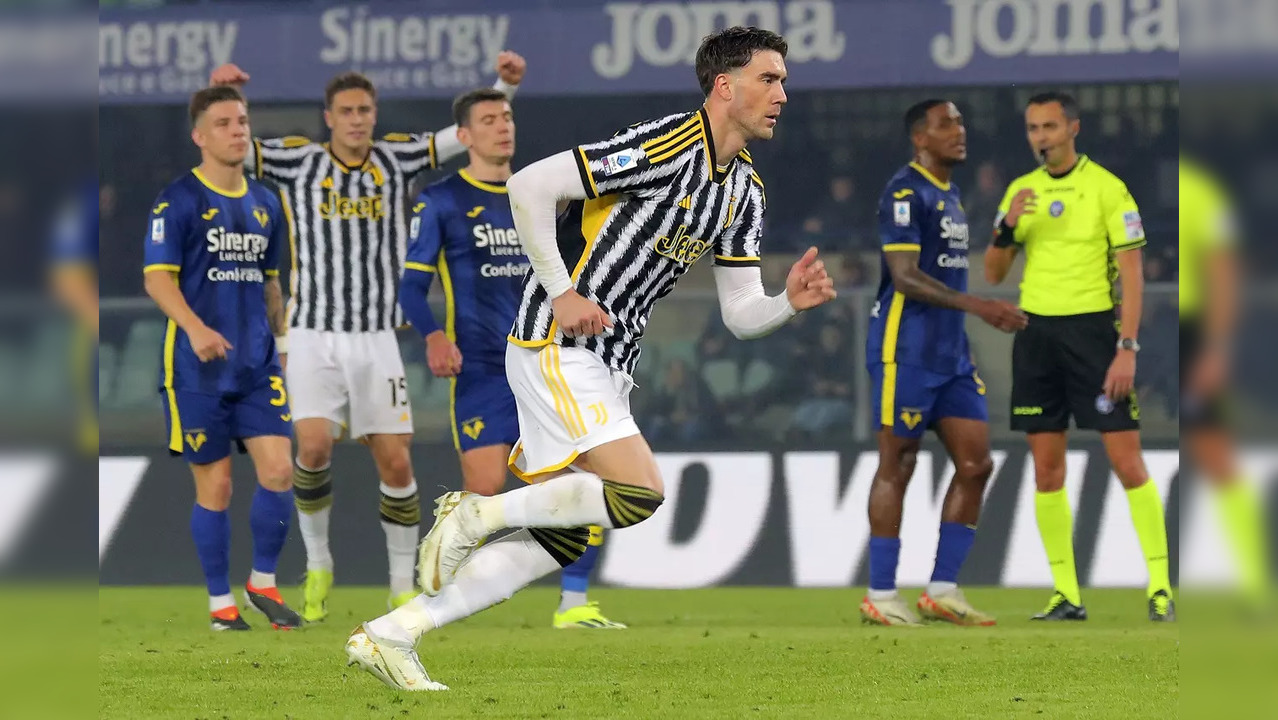 Juventus play 2-2 draw with Hellas Verona