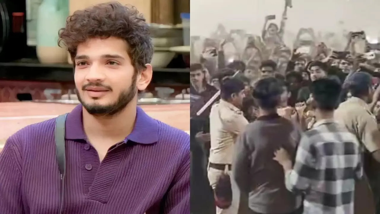 BB 17 Winner Munawar Faruqui's Mumbra Event Turns Chaotic; Phones Stolen, Police Resort To Lathi Charge