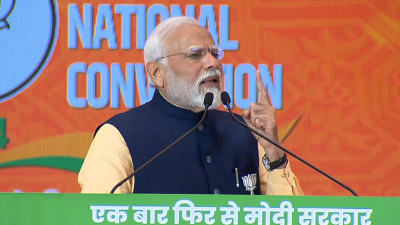 PM Modi at BJP National Convention