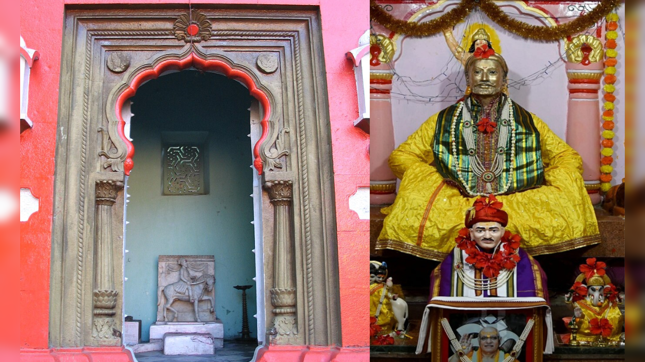 temple of chhatrapati shivaji maharaj at this place in maharashtra