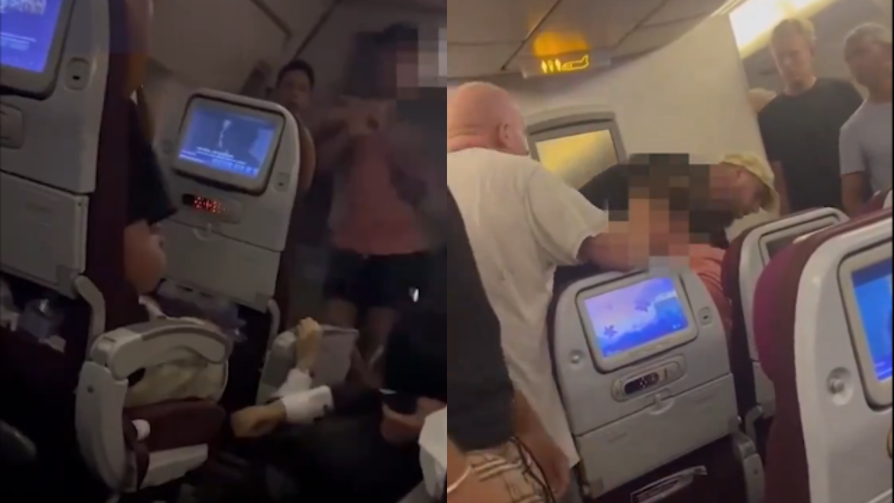 UK passenger punches steward on plane