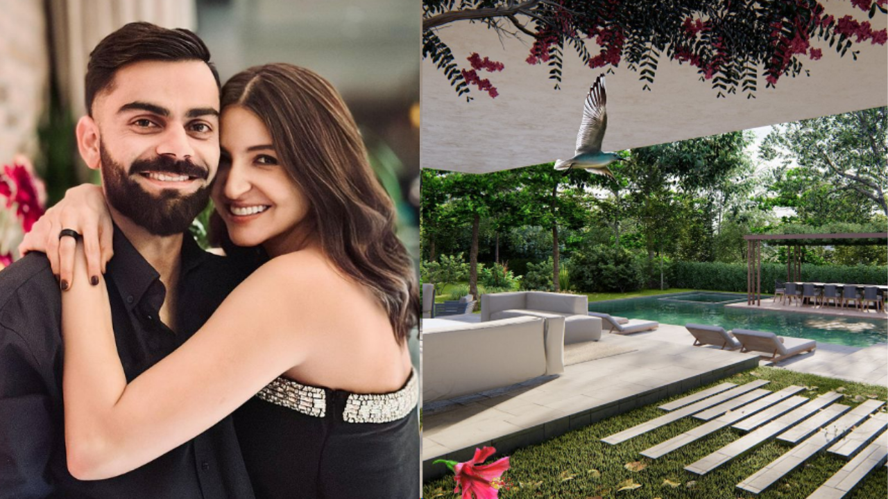 Take a sneak peek at Virat Kohli and Anushka Sharma's luxurious Alibag villa. Pic Credit: Instagram