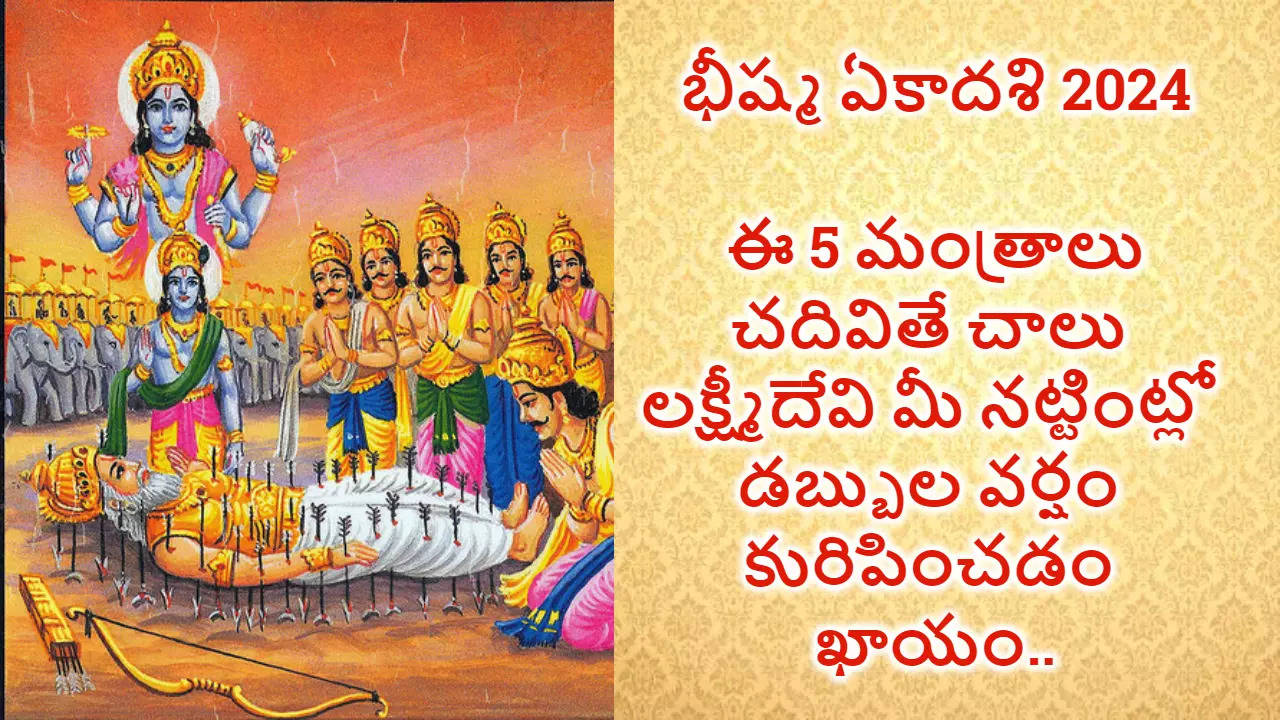 Bhishma Ekadashi 2024 భీష్మ ఏకాదశి పండుగ రోజు ఈ మంత్రాలు చదివితే