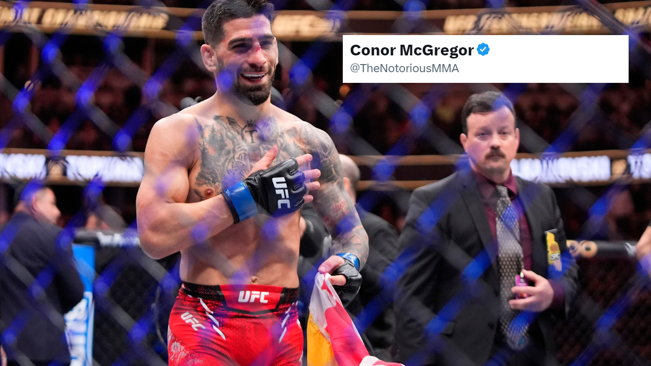 Conor McGregor's hilarious response to Ilia Topuria's Challenge