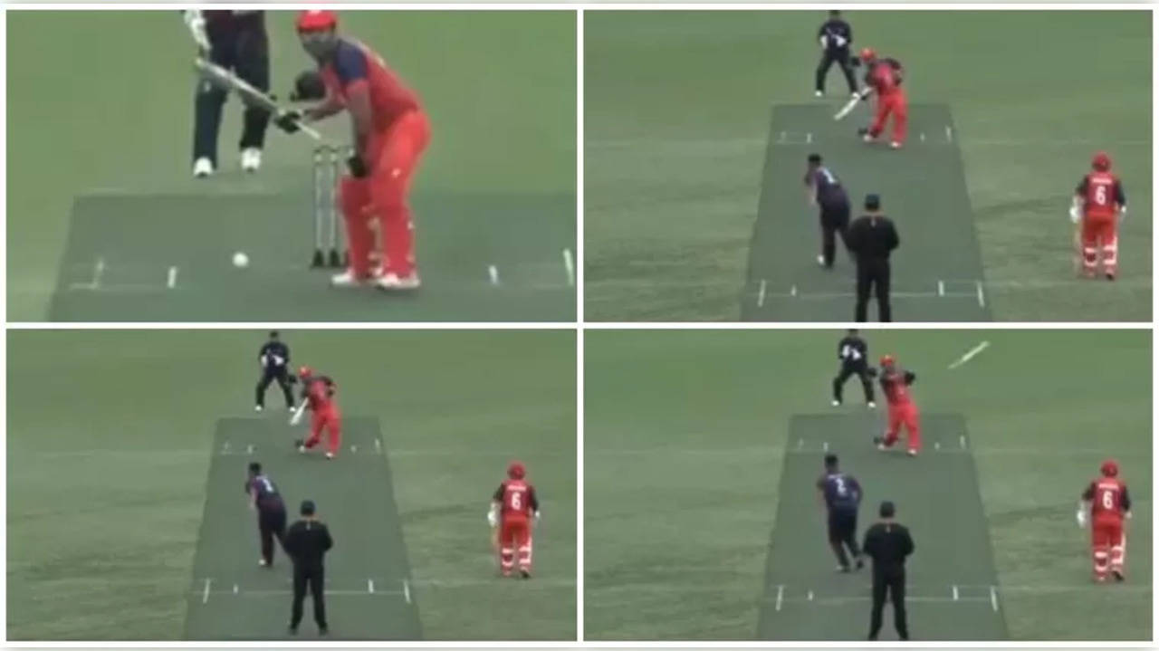 WATCH: Spain's Muhammad Babar Stuns Cricket World With One-Handed Sixes Against Czech Republic