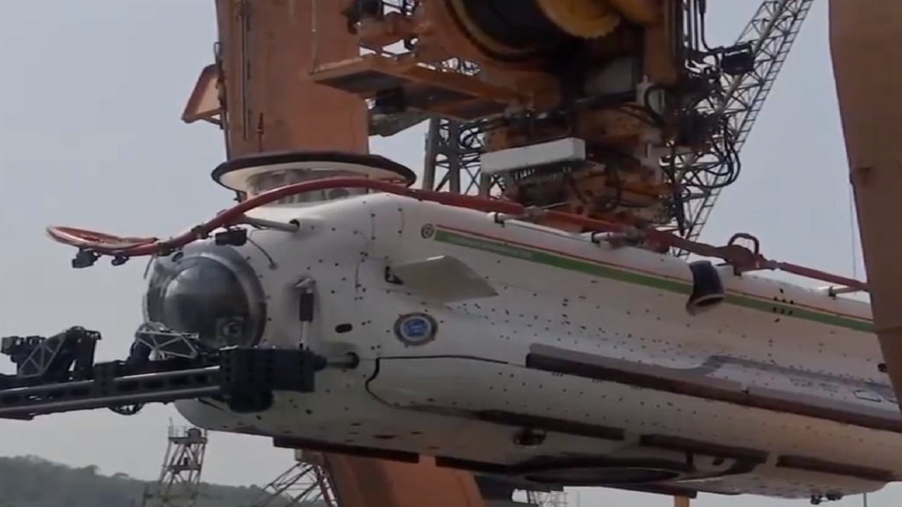 Indian Navy on Tuesday demonstrated the Deep Submarine Rescue Vehicle