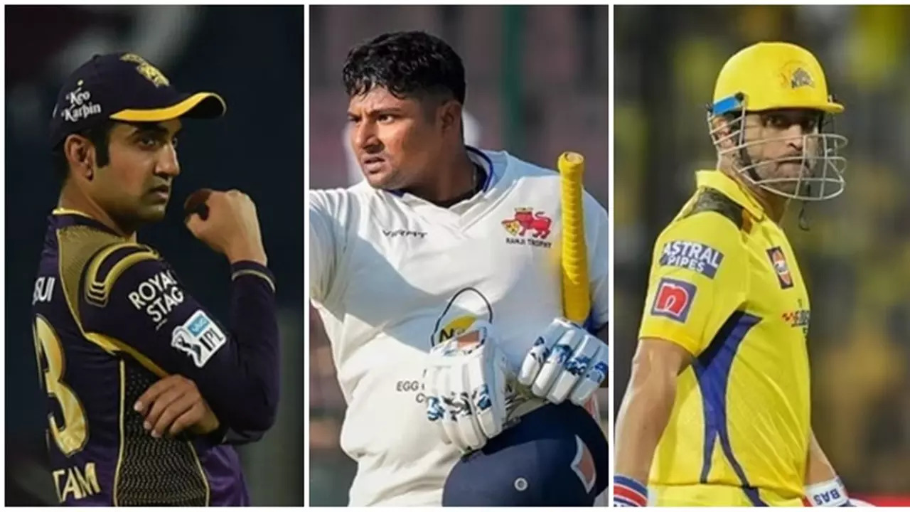 IPL 2024: After Green Light From Gambhir & Dhoni, KKR vs CSK To Battle For Sarfaraz Khan