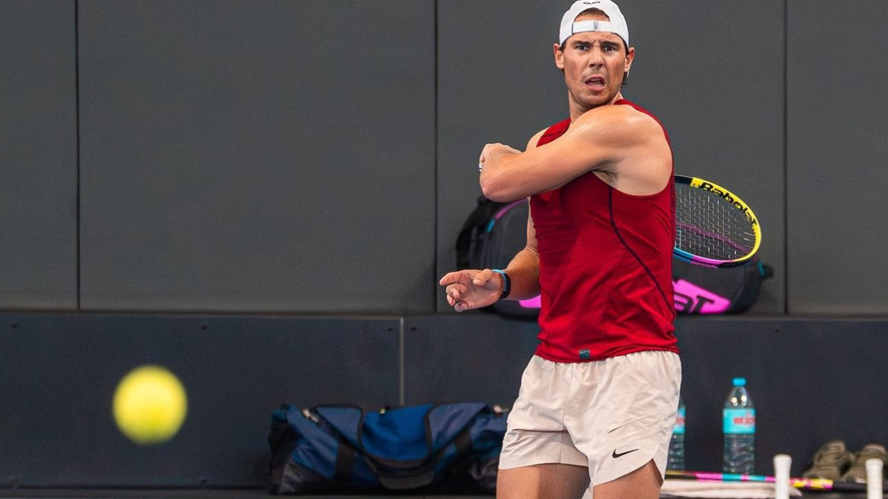 Rafael Nadal last played in a competitive tournament in Brisbane International.